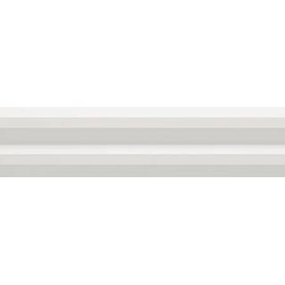 Wall covering tile Stripes Ice White Gloss 108924 7.5cm x 30cm