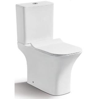 Set Porcelain Toilet Relax 1215A-P Squared