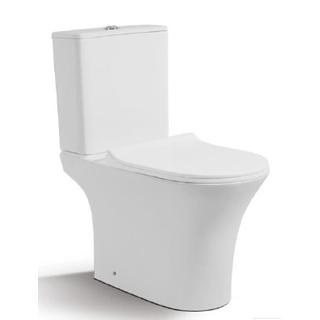 Set Porcelain Toilet Relax 1217A Rounded