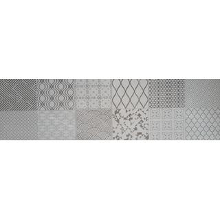 Bathroom tile Pandora White Decor 25cm x 80cm Bathroom tile Pandora White Decor 25cm x 80cm