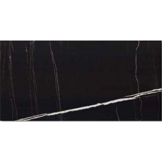 Floor tile Laurent Black Rett 60cm x 120cm