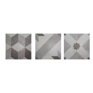 Wall covering tile Decoro Cubo/Rosa/Stella B' 20cm x 20cm